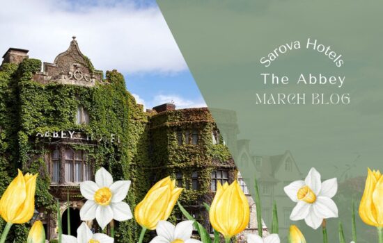 The Abbey Hotel covered in spring flowers