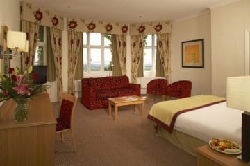 Club Double Room at the Abbey Hotel in Great Malvern , Worcestershire