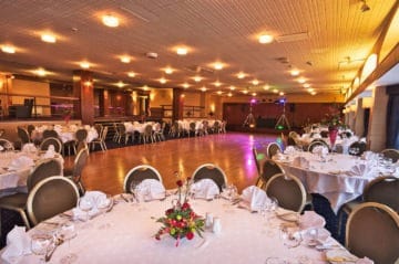 Dinner dance in the Elgar Suite at the Abbey Hotel